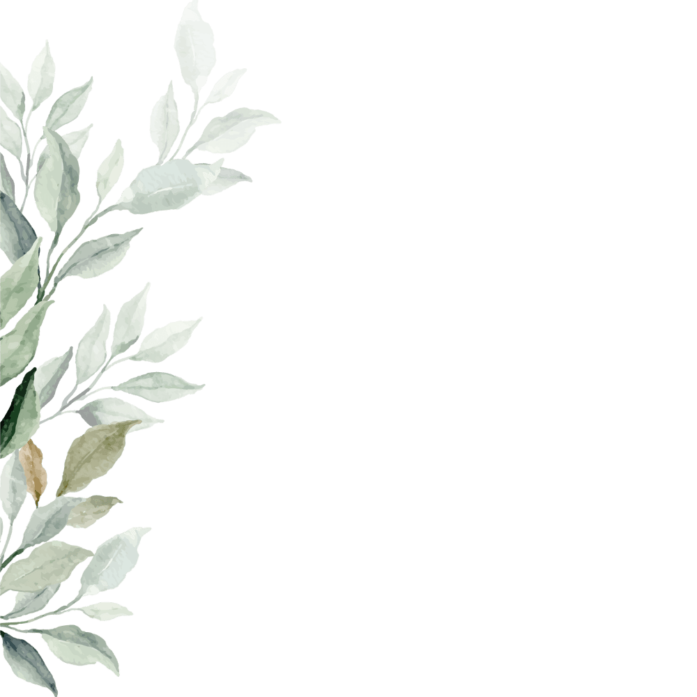 Leaves on the left